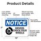 Signmission Drivers Chock Your Wheels OSHA Notice Sign, Aluminum, 10in W x 7in L, 2PK OS-2PACK-NS-A-710-L-15512 - alternate 4